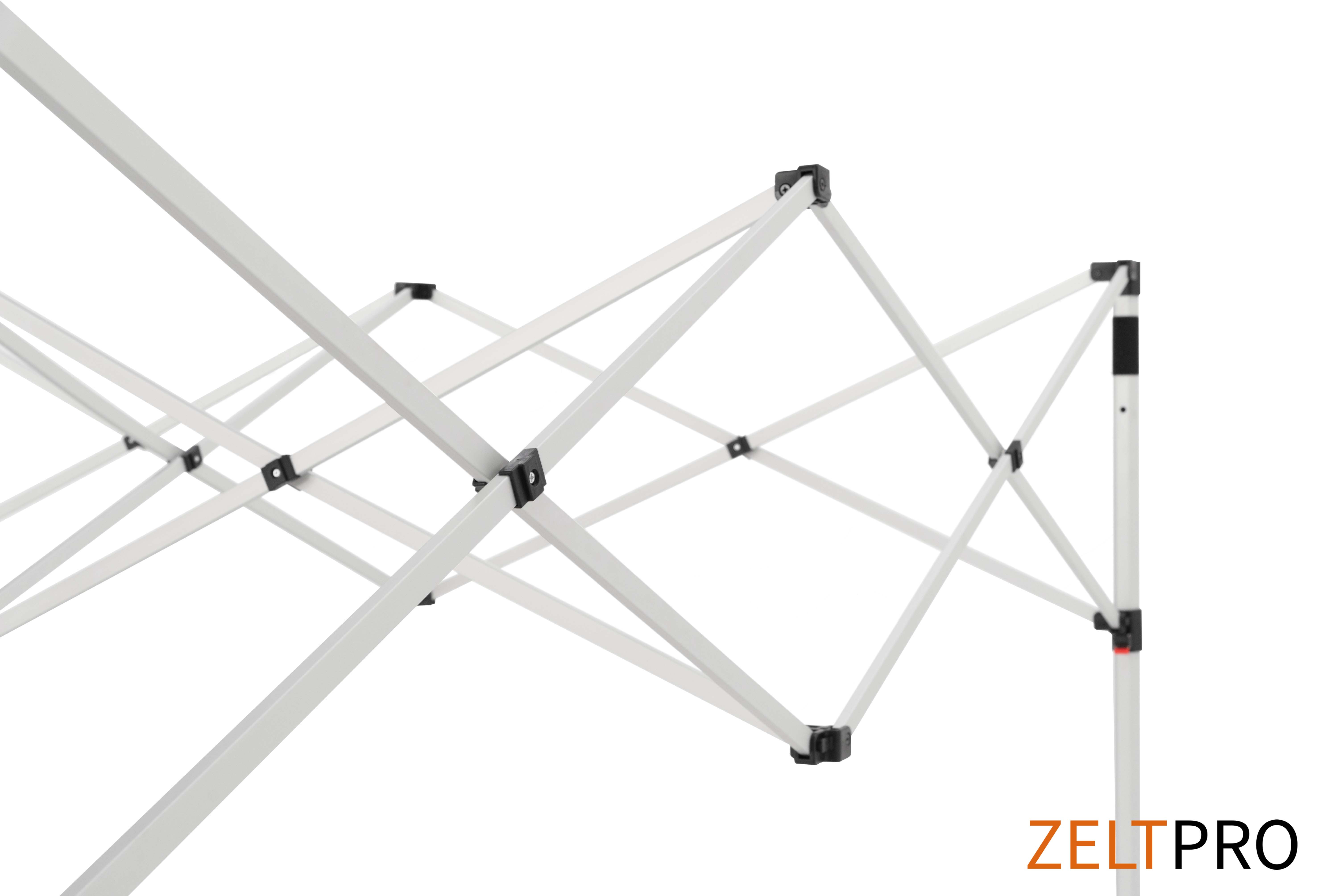 Prekybinė Palapinė 3x6 Raudona Zeltpro TITAN stogo rėmas
