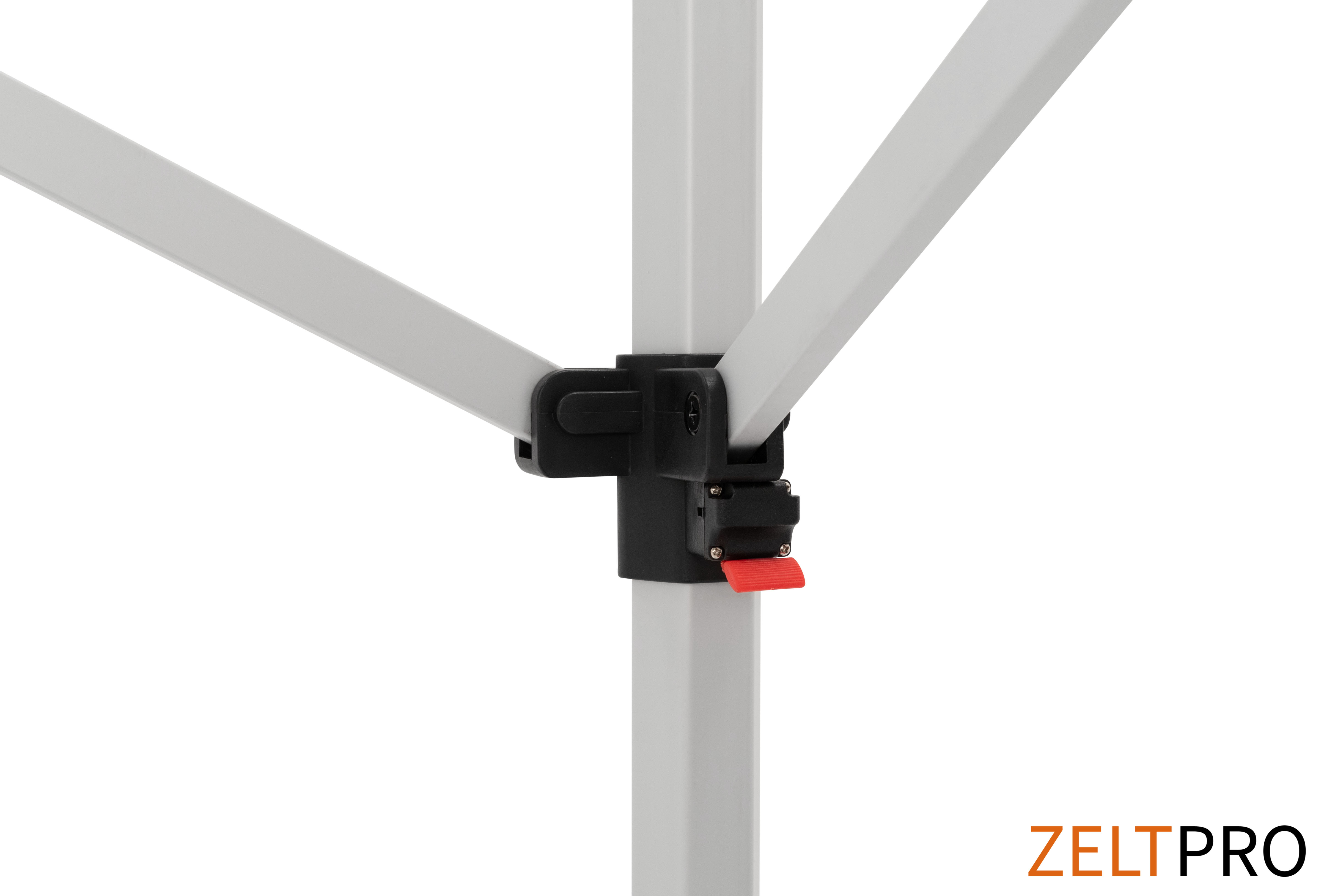 Prekybinė Palapinė 3x6 Raudona Zeltpro TITAN aukščio reguliavimas